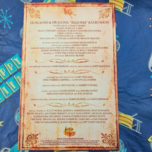 Dungeons and Dragons Complete Animated Series 5 DVD Set Handbook Guide Box 2006 - Picture 11 of 15